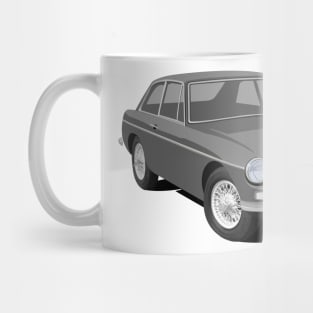 MGB GT Design -Silver Mug